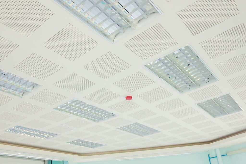 What is perforated gypsum board used for?