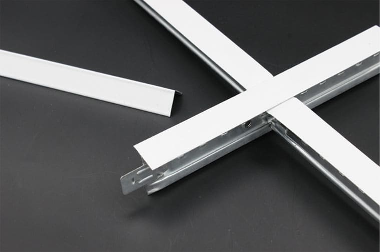 What is a T-grid ceiling?